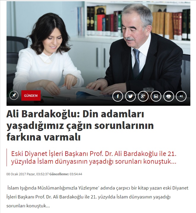 Ali Bardakoğlu - Habertürk